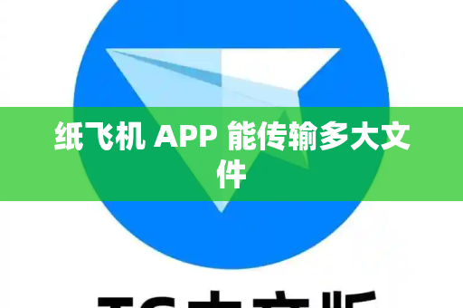 纸飞机 APP 能传输多大文件
